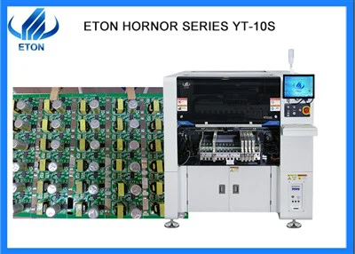 10 Kepala Mesin Perakitan PCB LED Kapasitas 45000 Cerdas